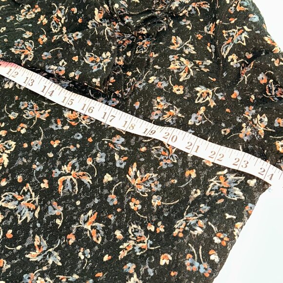 Lauren Ralph Lauren Stretch Lace Ruffled Bib Split Neck Top plus size 2X - Picture 11 of 11